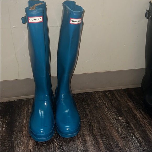 Hunter Classic Blue Waterproof Boots - Picture 6 of 6
